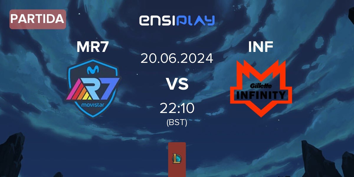 Partida Movistar R7 MR7 vs Infinity Esports INF | 20.06