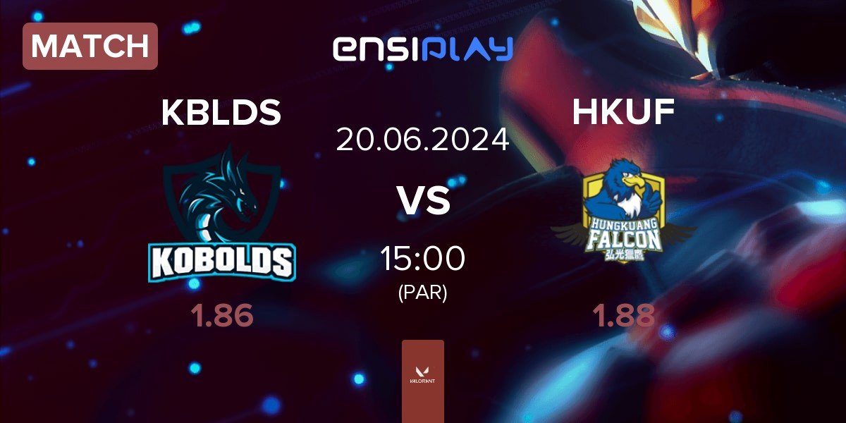 Match Team Kobolds KBLDS vs Hungkuang Falcon HKUF | 20.06