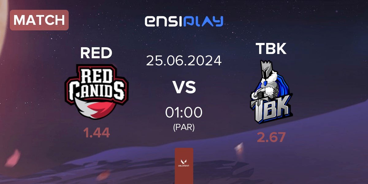 Match RED Canids RED vs TBK Esports TBK | 25.06