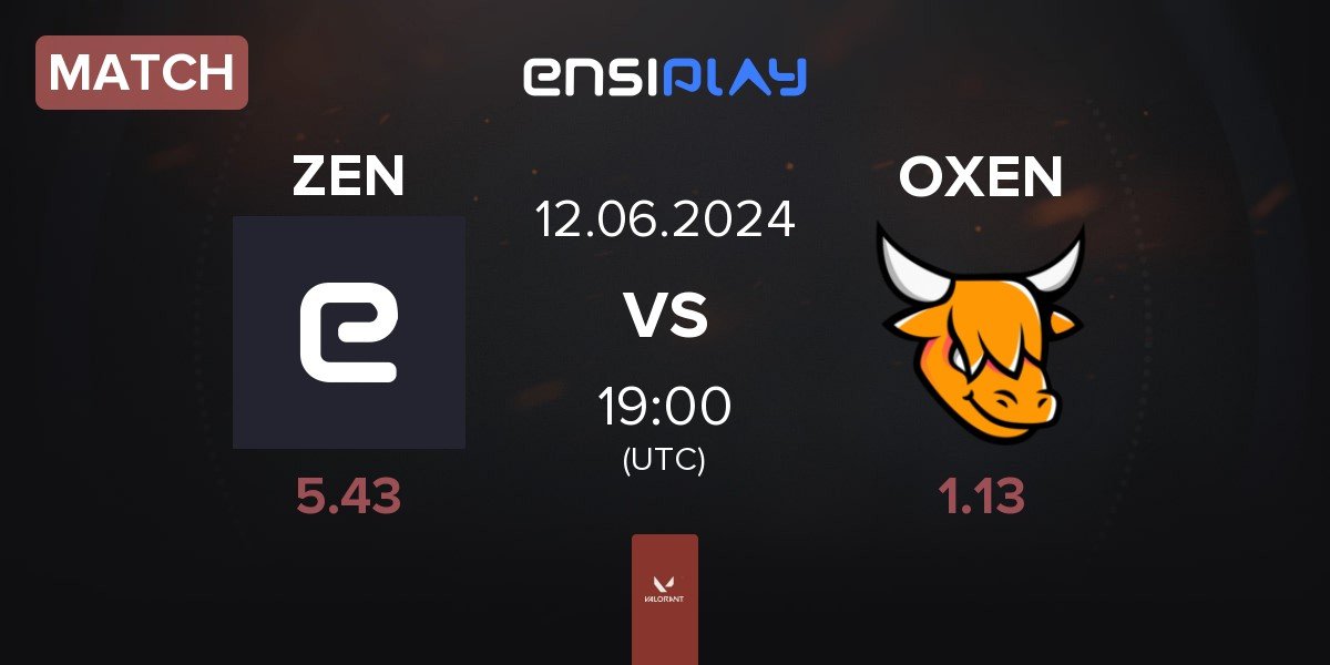 Match Zen eSports ZEN vs OXEN | 12.06