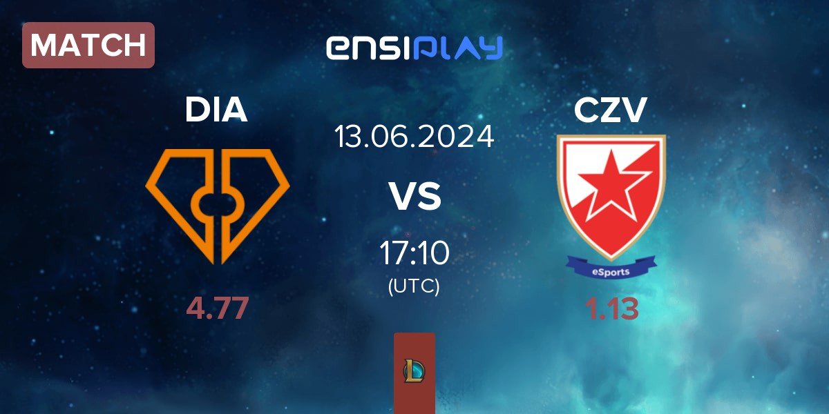 Match Diamant Esports DIA vs Crvena zvezda Esports CZV | 13.06