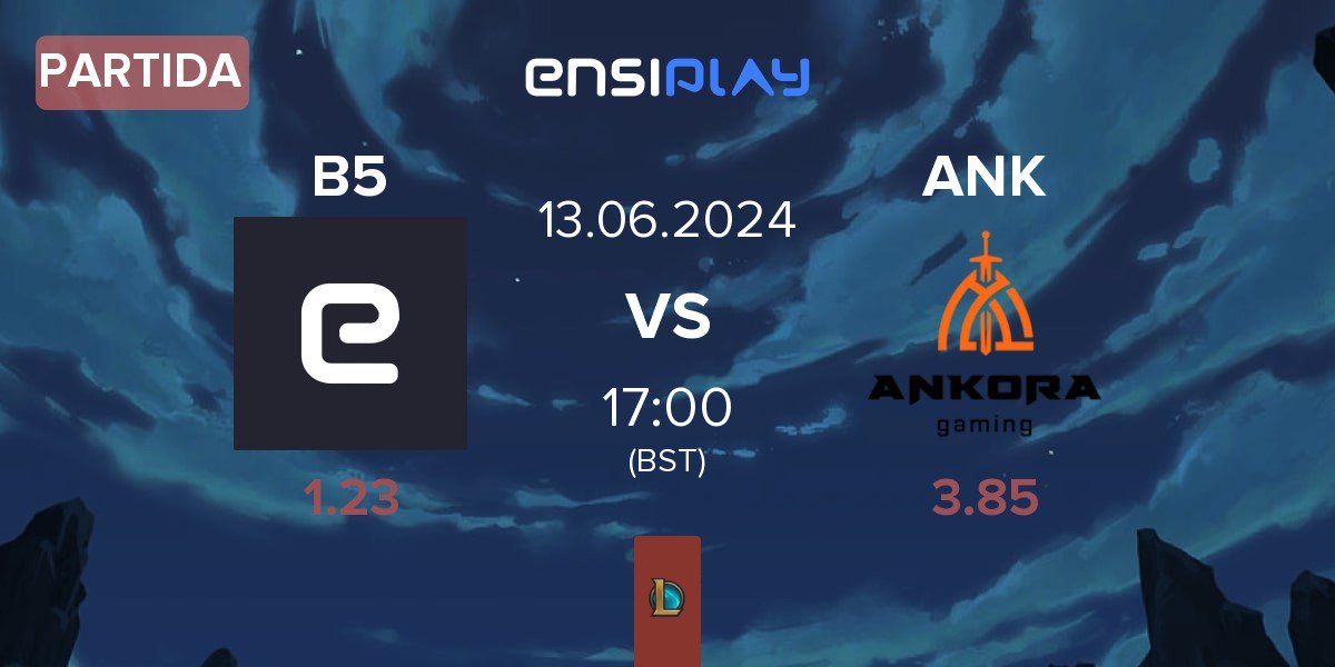 Partida BeFive B5 vs Ankora Gaming ANK | 13.06