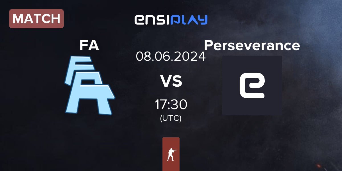 Match FLUFFY AIMERS FA vs Perseverance Gaming Perseverance | 08.06