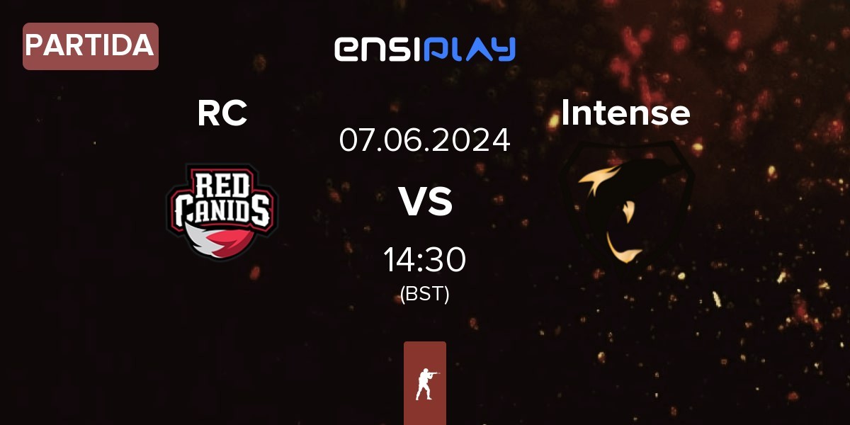 Partida Red Canids RC vs Intense Game Intense | 07.06