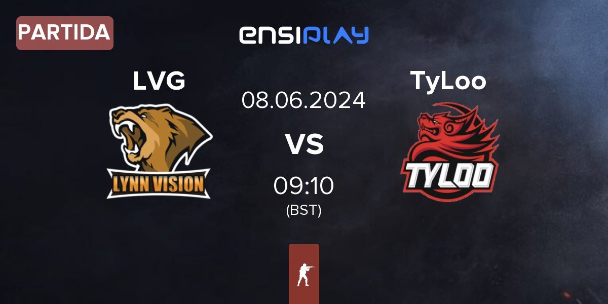 Partida Lynn Vision Gaming LVG vs TyLoo | 08.06