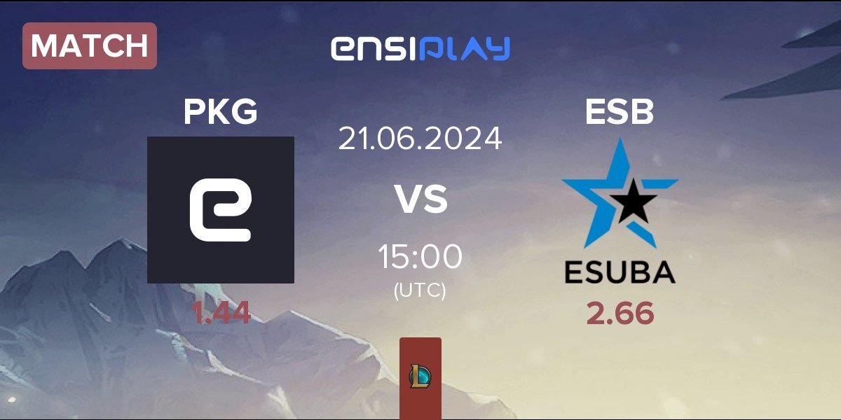 Match Parakeet Gaming PKG vs eSuba ESB | 21.06