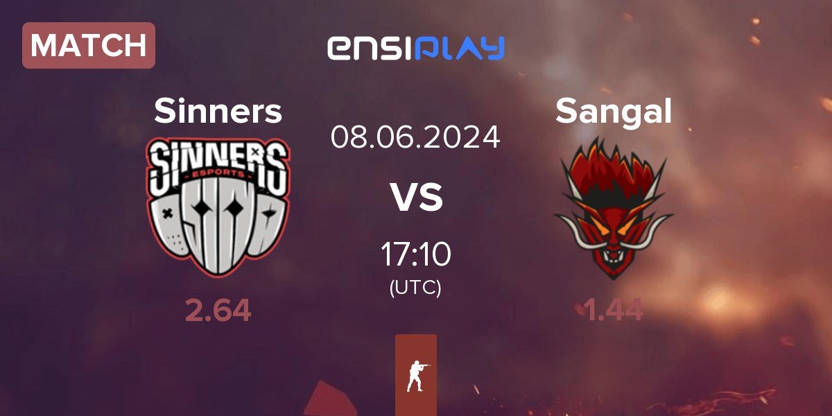 Match Sinners Esports Sinners vs Sangal Esports Sangal | 08.06