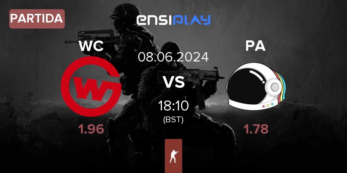 Partida Wildcard Gaming WC vs Party Astronauts PA | 08.06