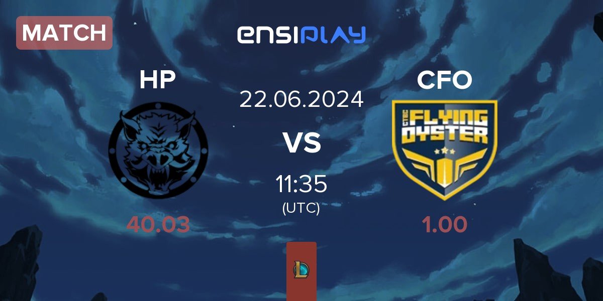Match HELL PIGS HP vs CTBC Flying Oyster CFO | 22.06
