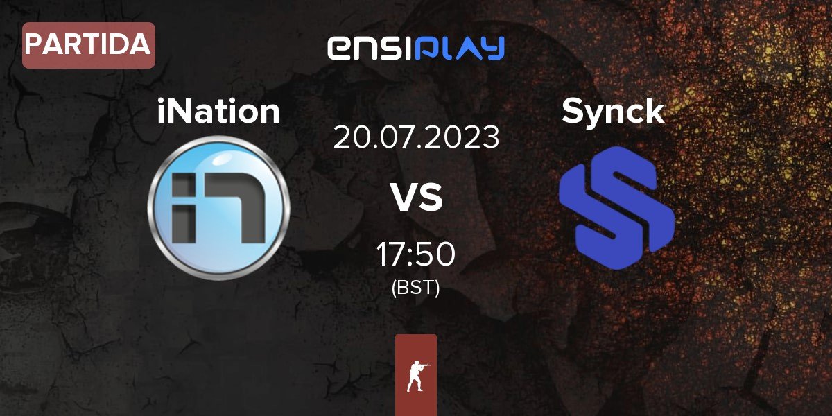 Partida iNation vs Synck Esports Synck | 20.07