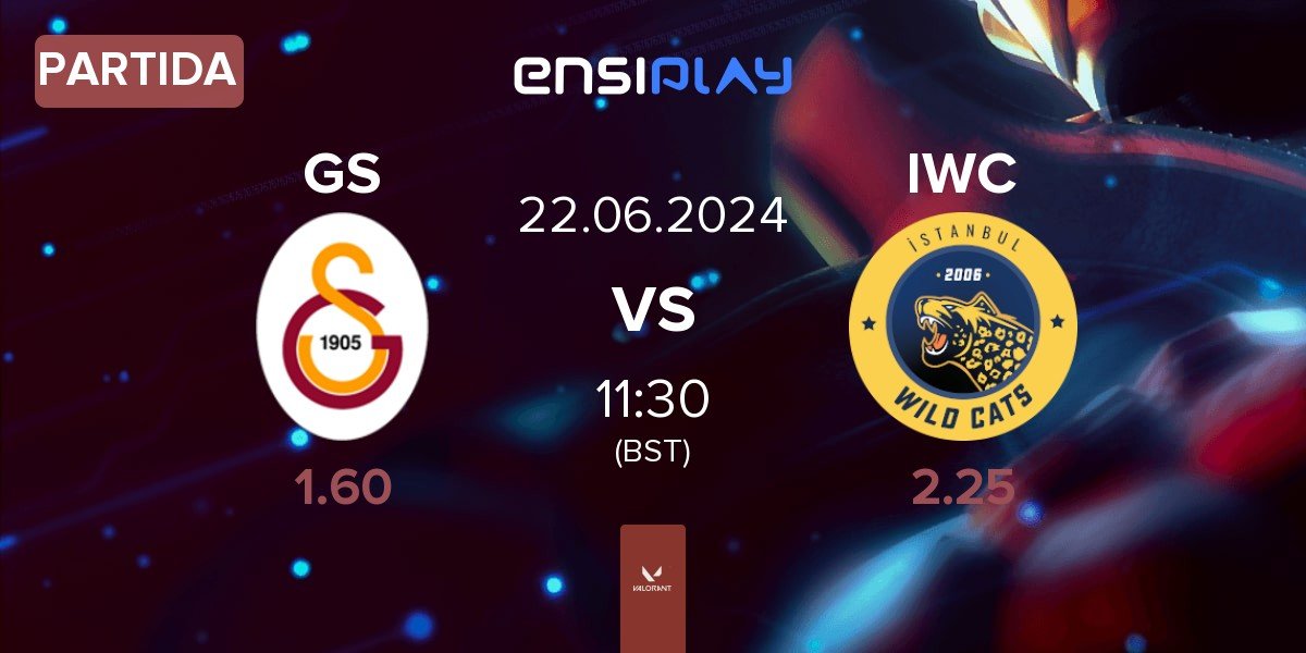Partida Galatasaray Esports GS vs Istanbul Wildcats IWC | 22.06