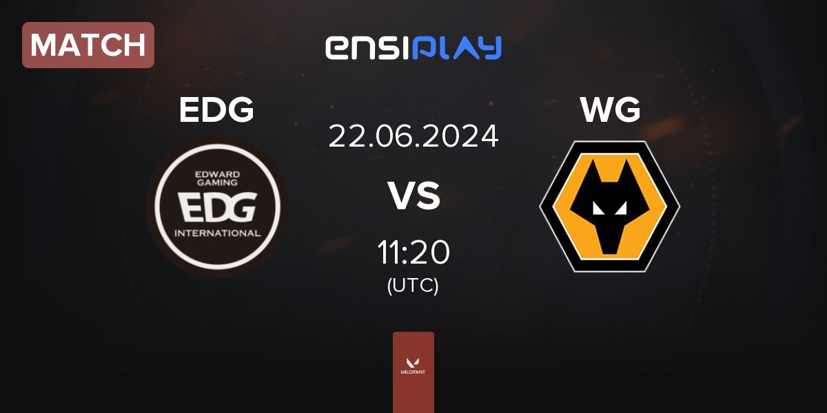Match Edward Gaming EDG vs Wolves Esports WG | 22.06
