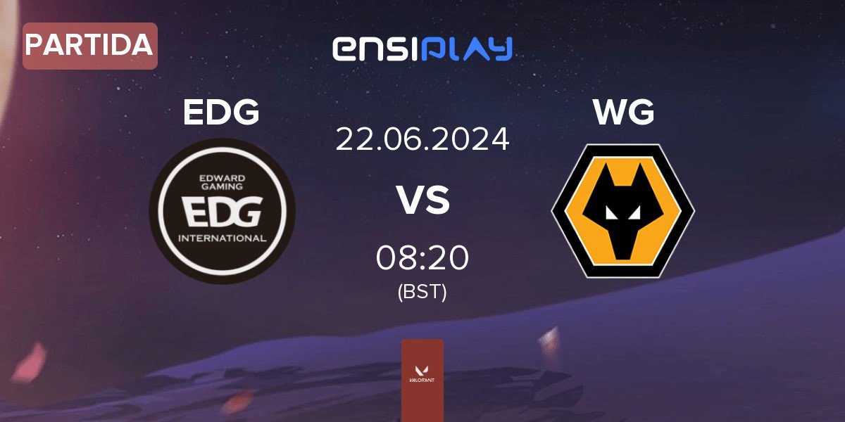 Partida Edward Gaming EDG vs Wolves Esports WG | 22.06