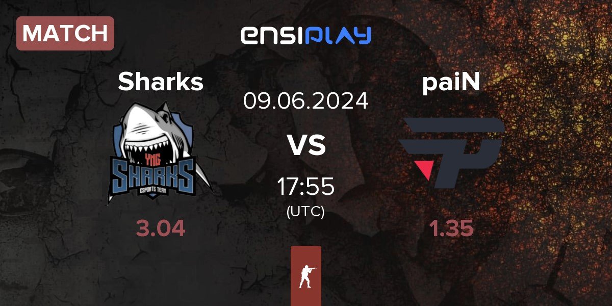 Match Sharks Esports Sharks vs paiN Gaming paiN | 09.06