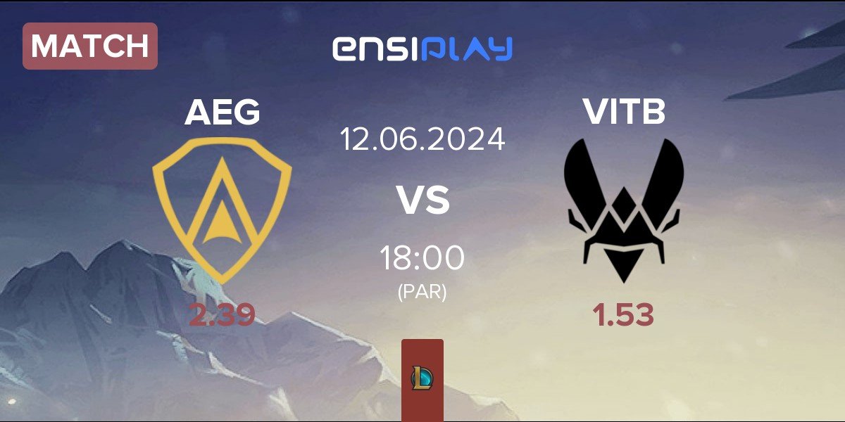 Match Aegis AEG vs Vitality.Bee VITB | 12.06