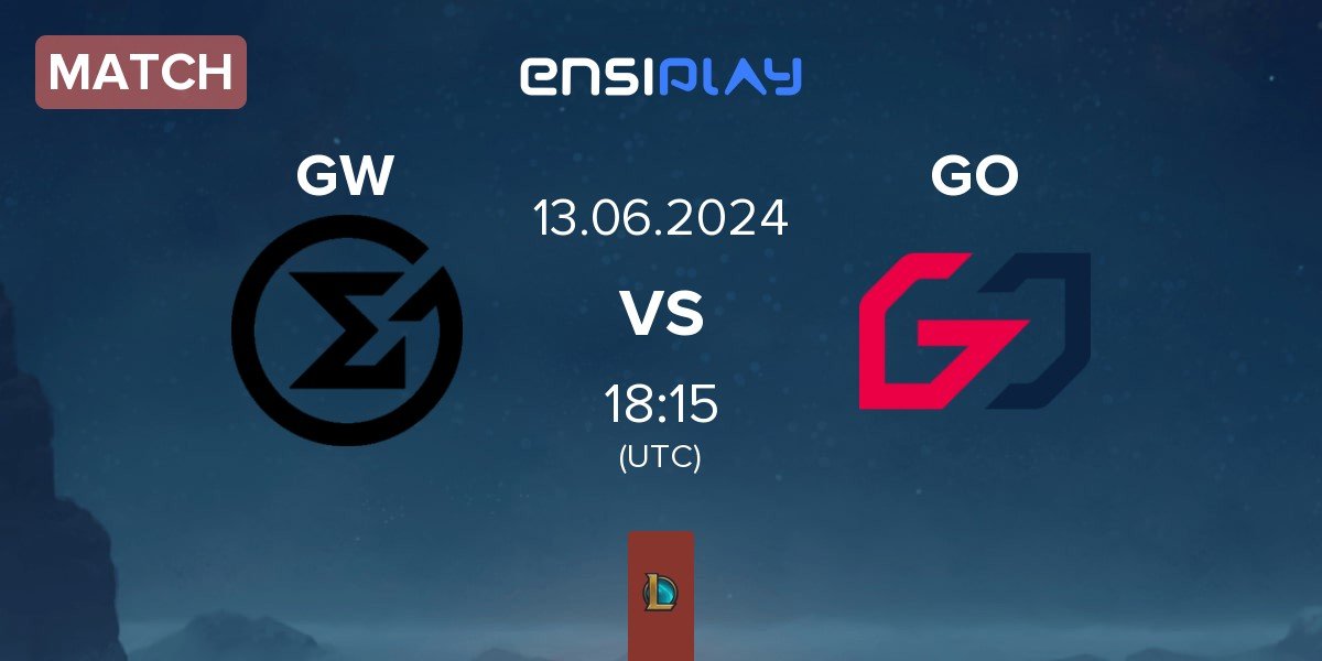 Match GameWard GW vs Team GO GO | 13.06