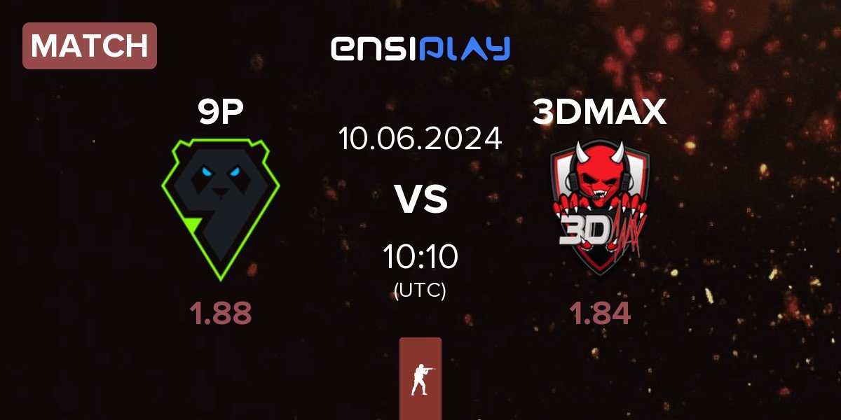 Match 9 Pandas 9P vs 3DMAX | 10.06