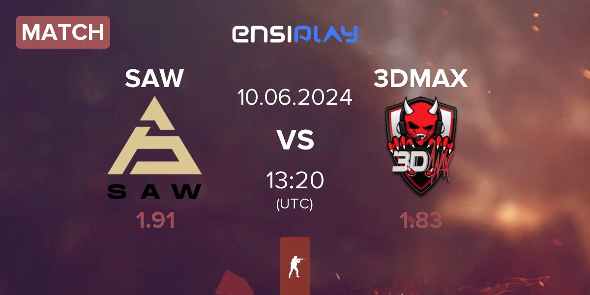 Match SAW vs 3DMAX | 10.06