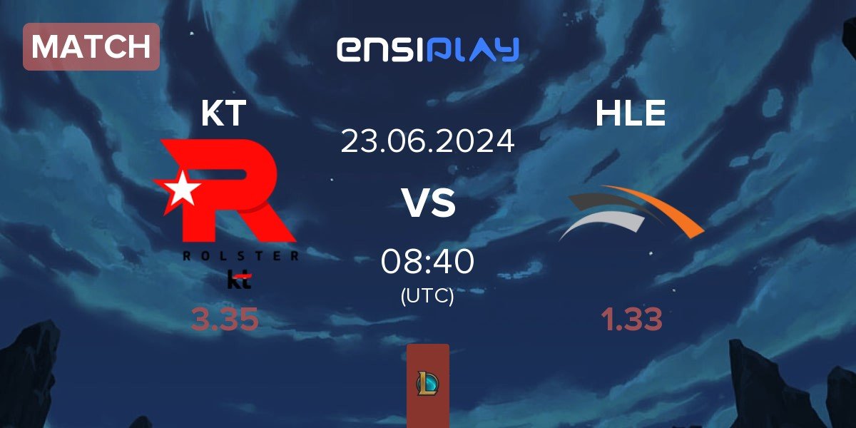 Match KT Rolster KT vs Hanwha Life Esports HLE | 23.06