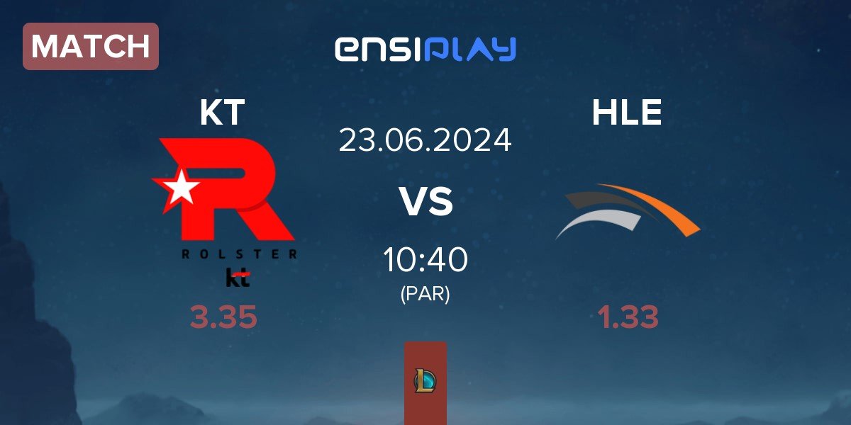 Match KT Rolster KT vs Hanwha Life Esports HLE | 23.06