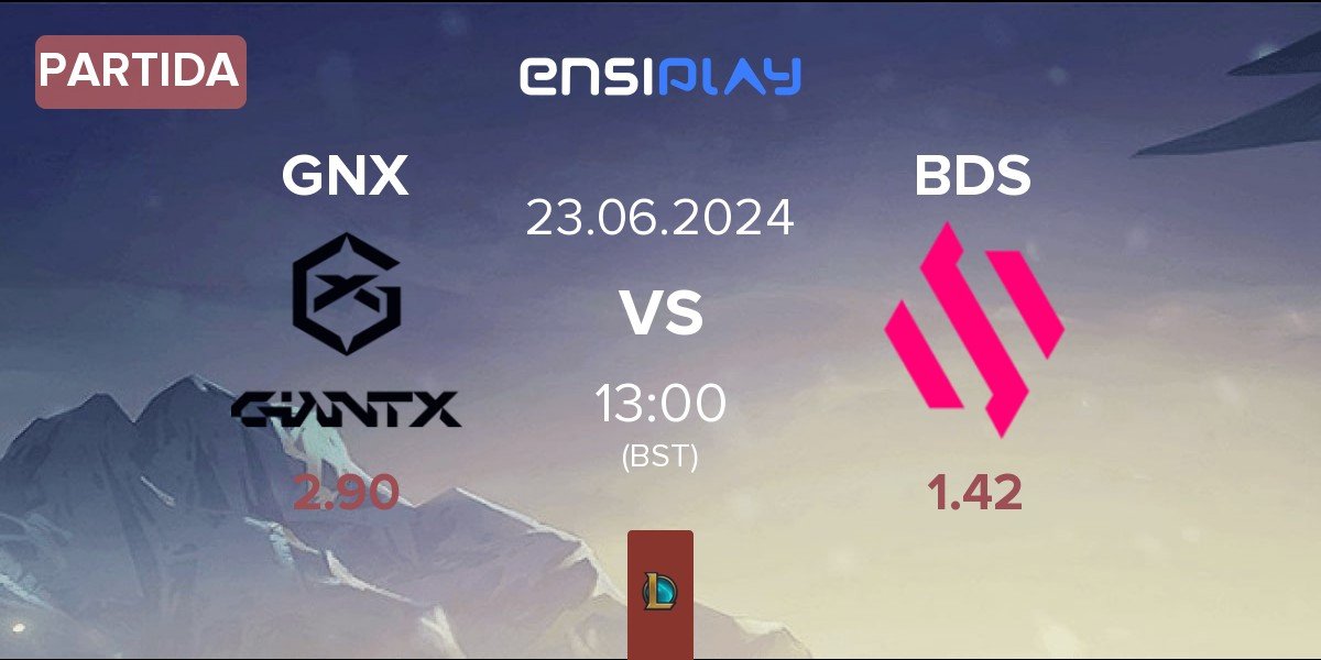 Partida GIANTX GNX vs Team BDS BDS | 23.06
