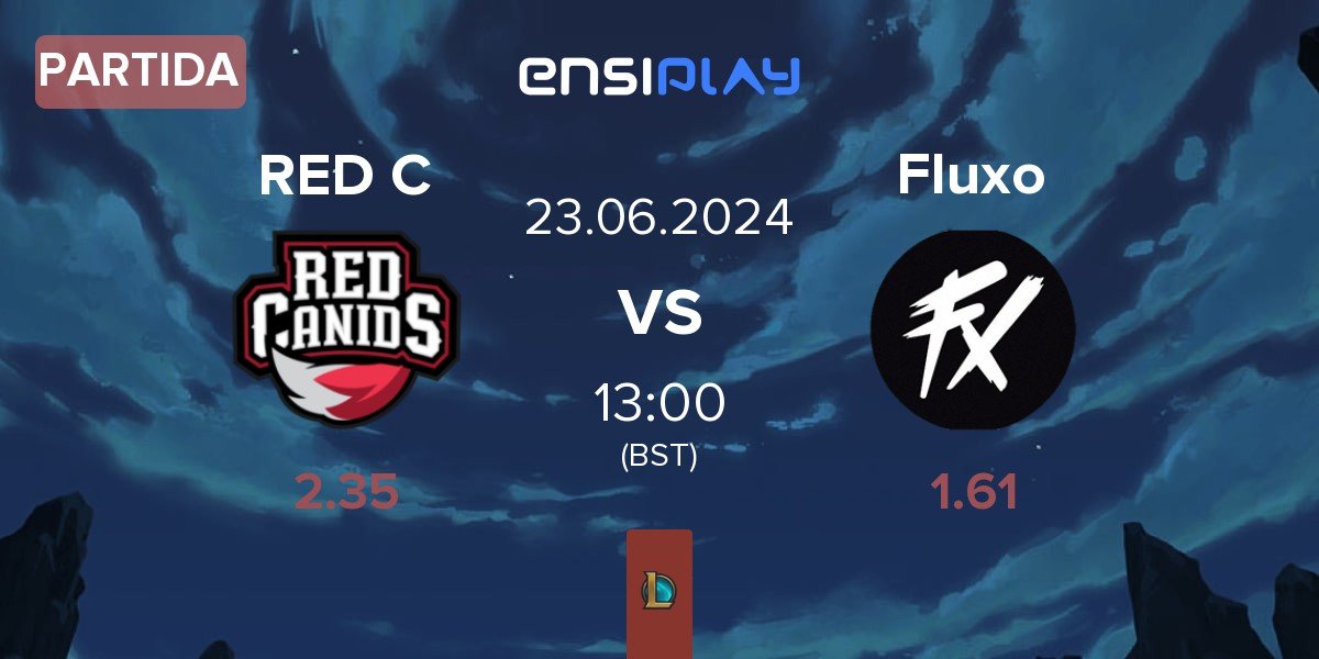 Partida RED Canids RED C vs Fluxo | 23.06