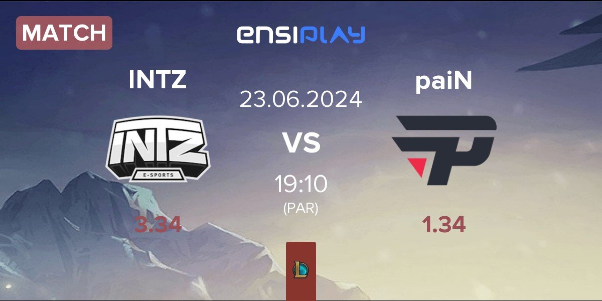Match INTZ vs paiN Gaming paiN | 23.06