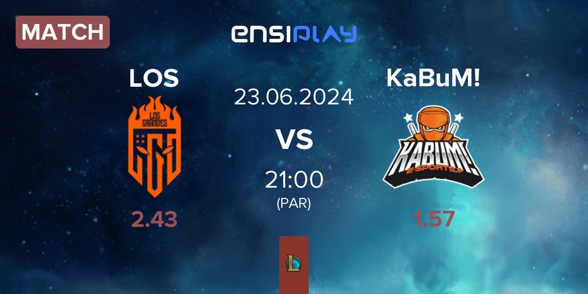 Match Los Grandes LOS vs KaBuM! eSports KaBuM! | 23.06