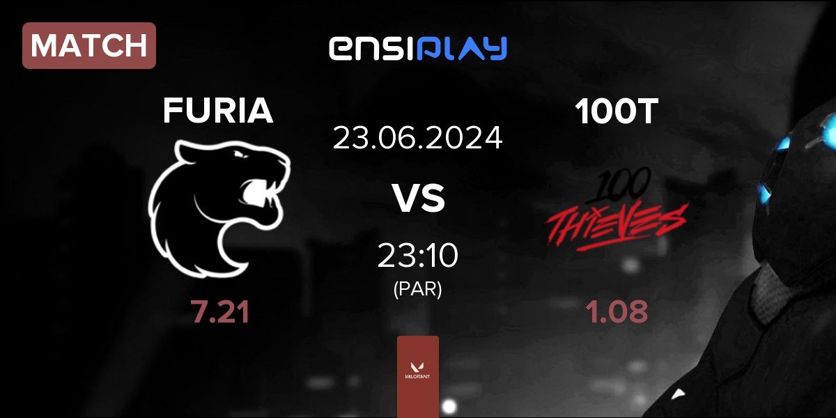 Match FURIA Esports FURIA vs 100 Thieves 100T | 23.06