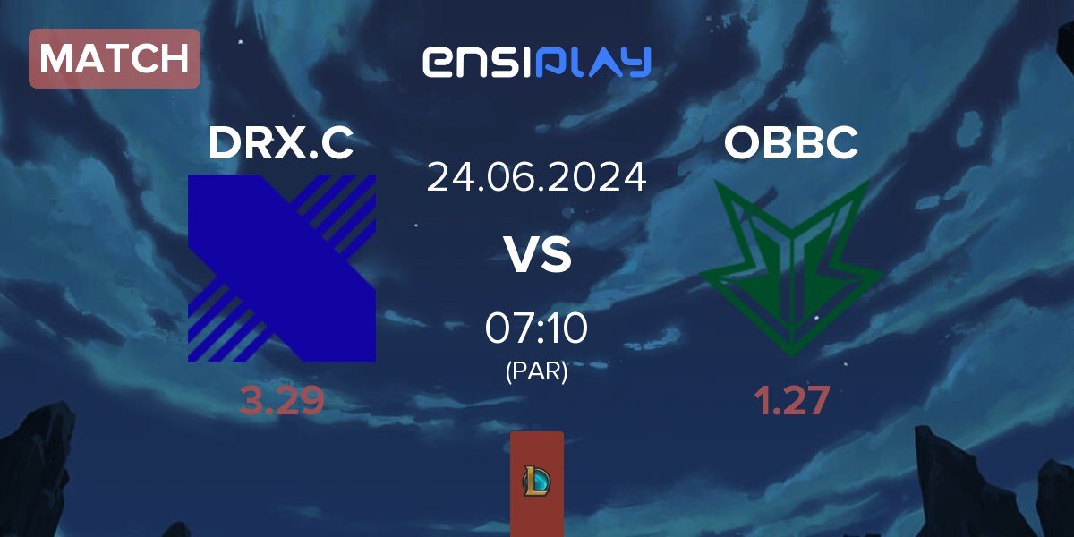 Match DRX Challengers DRX.C vs OKSavingsBank BRION Challengers OBBC | 24.06