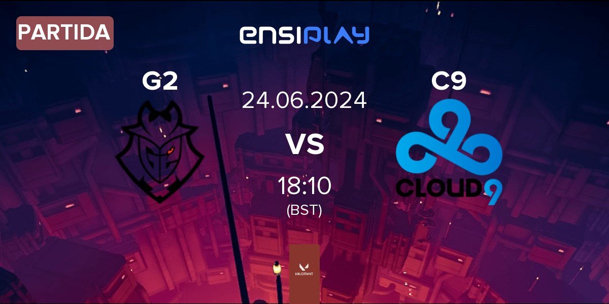 Partida G2 Esports G2 vs Cloud9 C9 | 24.06