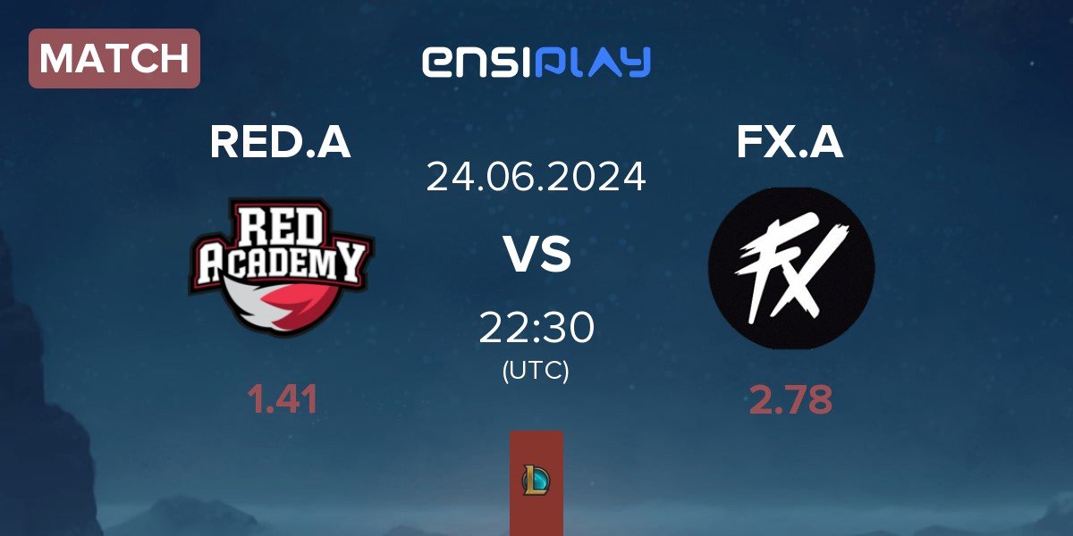 Match RED Academy RED.A vs Fluxo Academy FX.A | 24.06