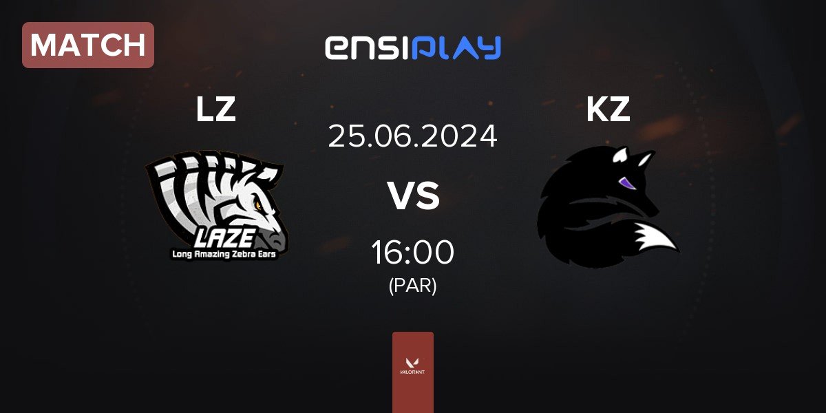 Match LaZe LZ vs Kizuna Esports KZ | 25.06