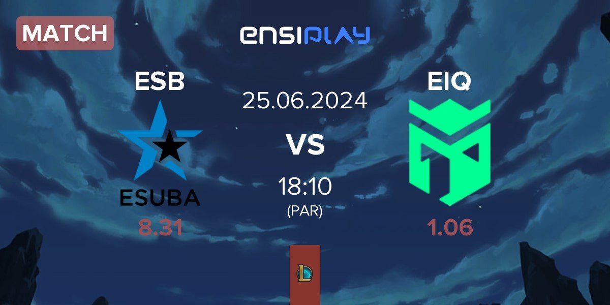 Match eSuba ESB vs Entropiq EIQ | 25.06