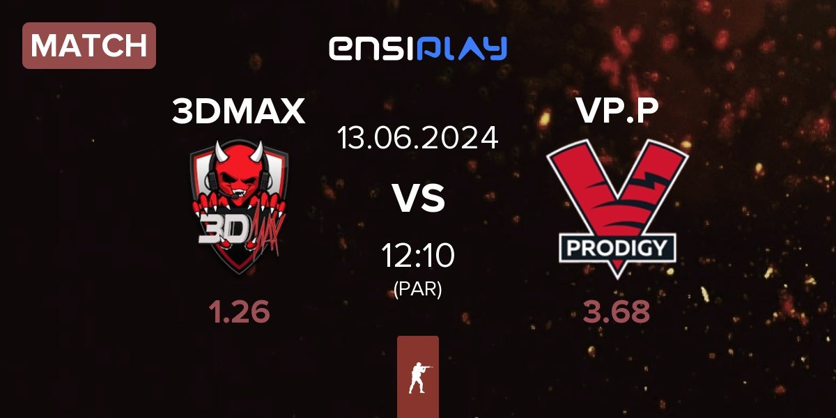 Match 3DMAX vs VP.Prodigy VP.P | 13.06
