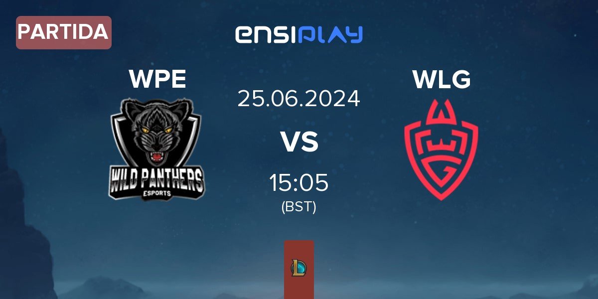 Partida Wild Panthers WPE vs WLGaming Esports WLG | 25.06