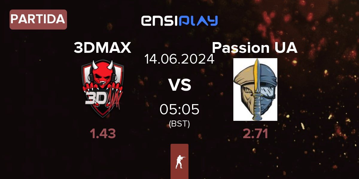 Partida 3DMAX vs Passion UA | 14.06