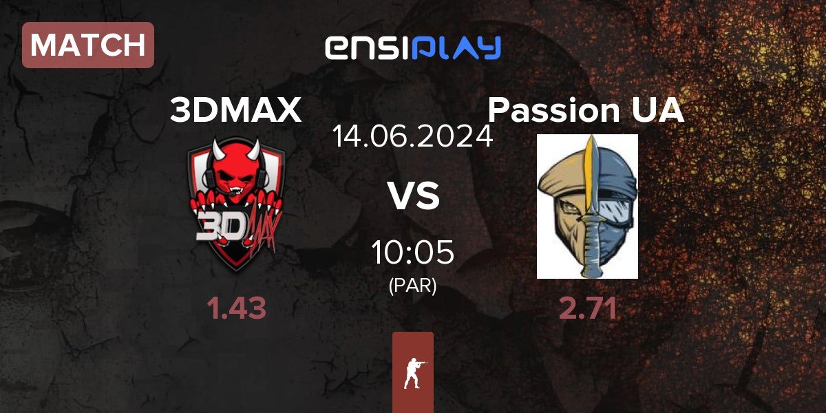 Match 3DMAX vs Passion UA | 14.06