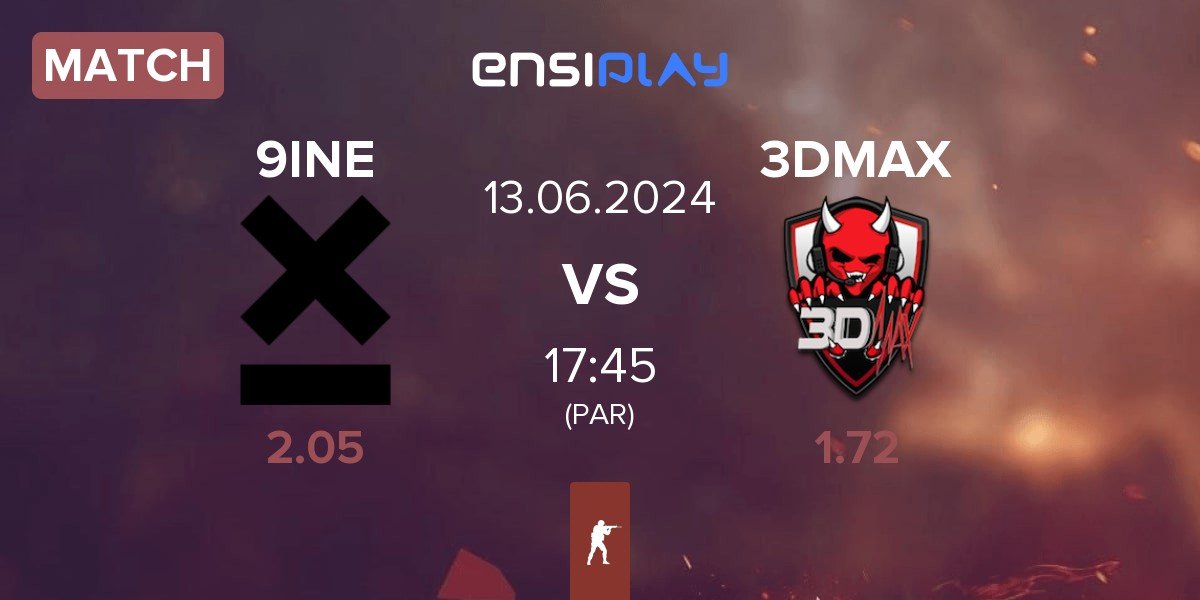 Match 9INE vs 3DMAX | 13.06