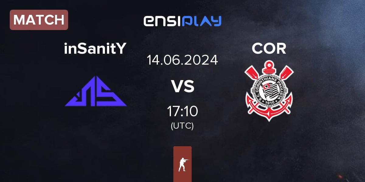 Match inSanitY Sports inSanitY vs Corinthians COR | 14.06