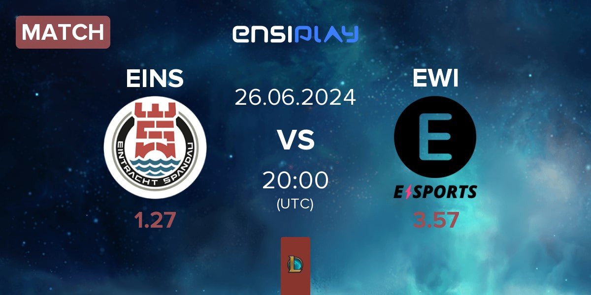 Match Eintracht Spandau EINS vs E WIE EINFACH E-SPORTS EWI | 26.06