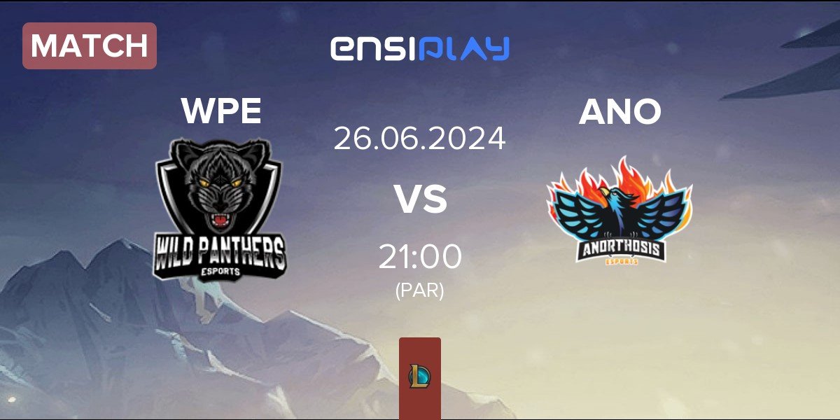 Match Wild Panthers WPE vs Anorthosis Famagusta Esports ANO | 26.06