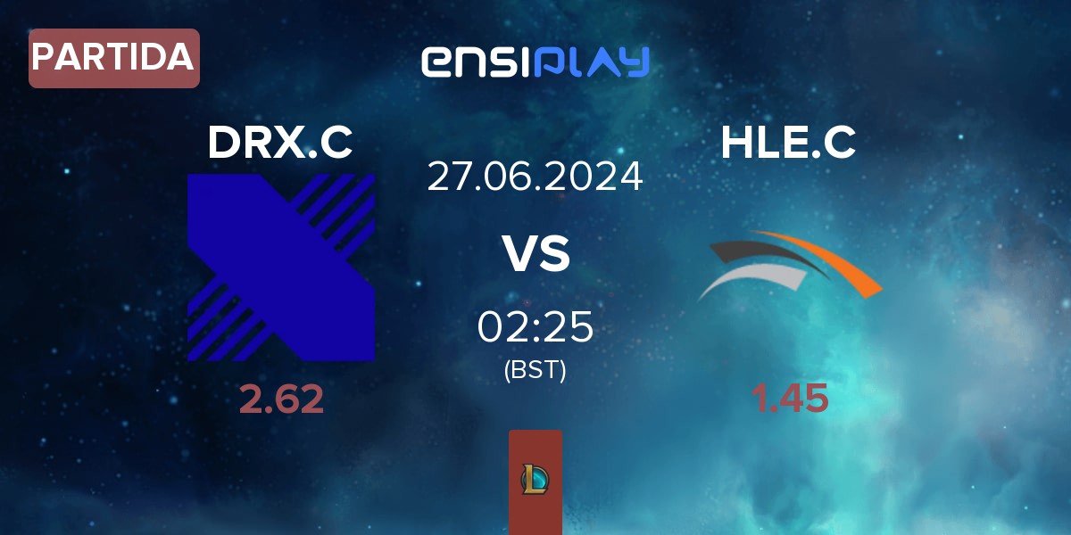 Partida DRX Challengers DRX.C vs Hanwha Life Esports Challengers HLE.C | 27.06