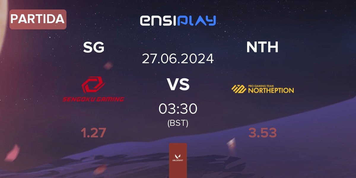 Partida Sengoku Gaming SG vs Northeption NTH | 27.06