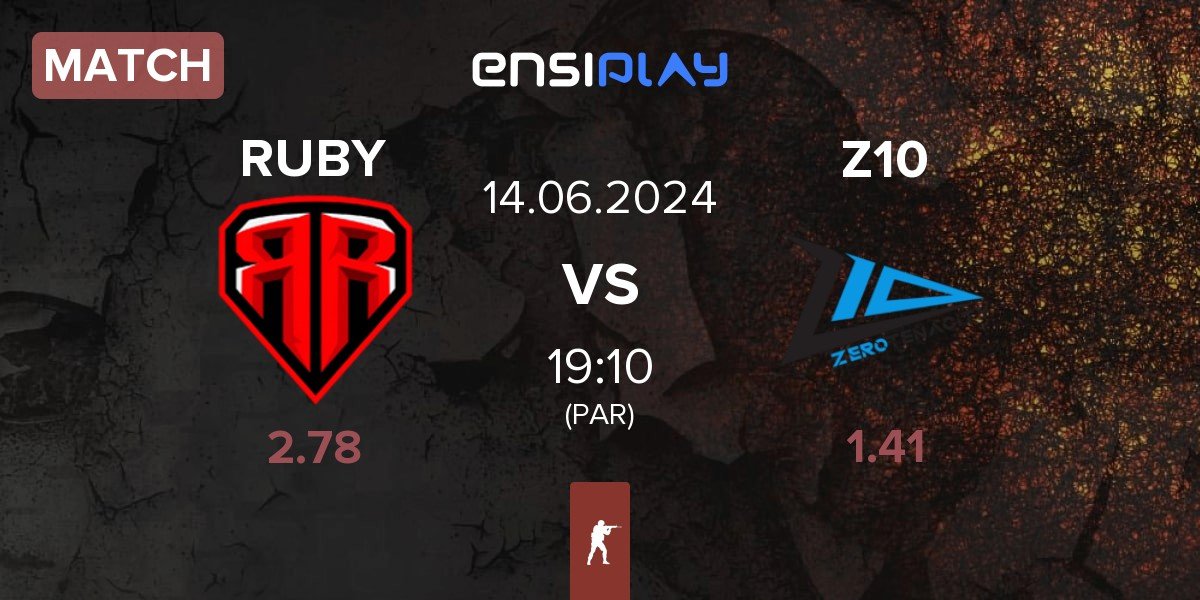 Match RUBY vs Zero Tenacity Z10 | 14.06