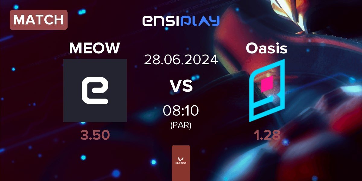 Match OLD STINKY CAT MEOW vs Oasis Gaming Oasis | 28.06