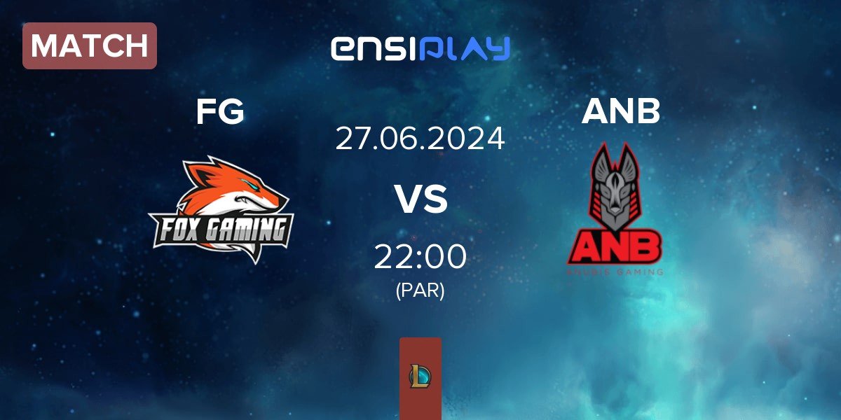 Match Fox Gaming FG vs Anubis Gaming ANB | 27.06