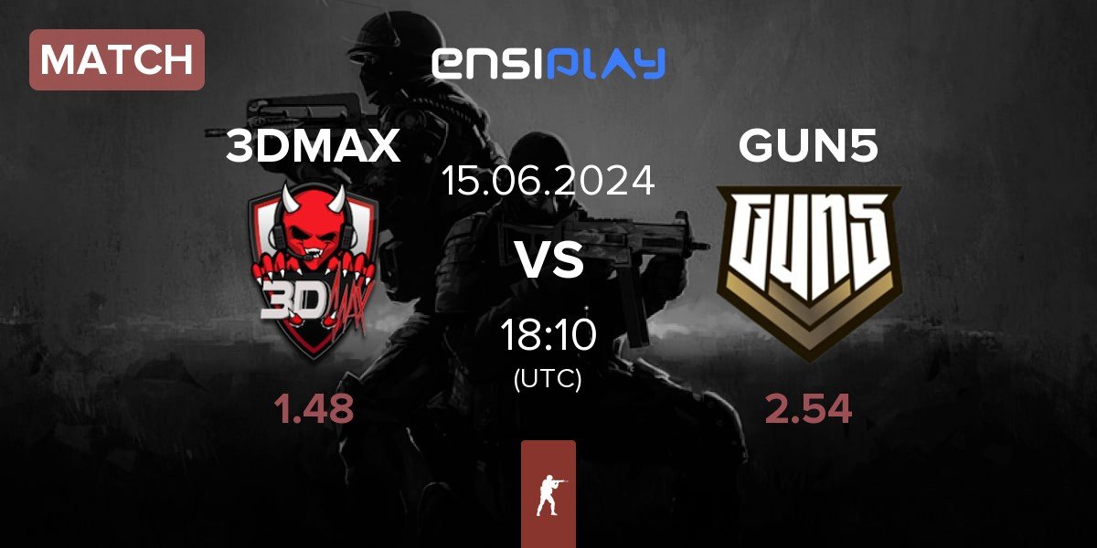 Match 3DMAX vs GUN5 Esports GUN5 | 15.06
