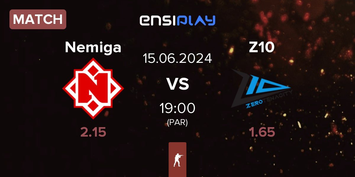Match Nemiga Gaming Nemiga vs Zero Tenacity Z10 | 15.06