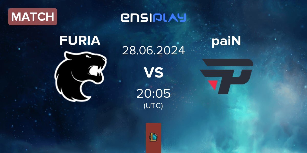 Match FURIA Esports FURIA vs paiN Gaming paiN | 28.06